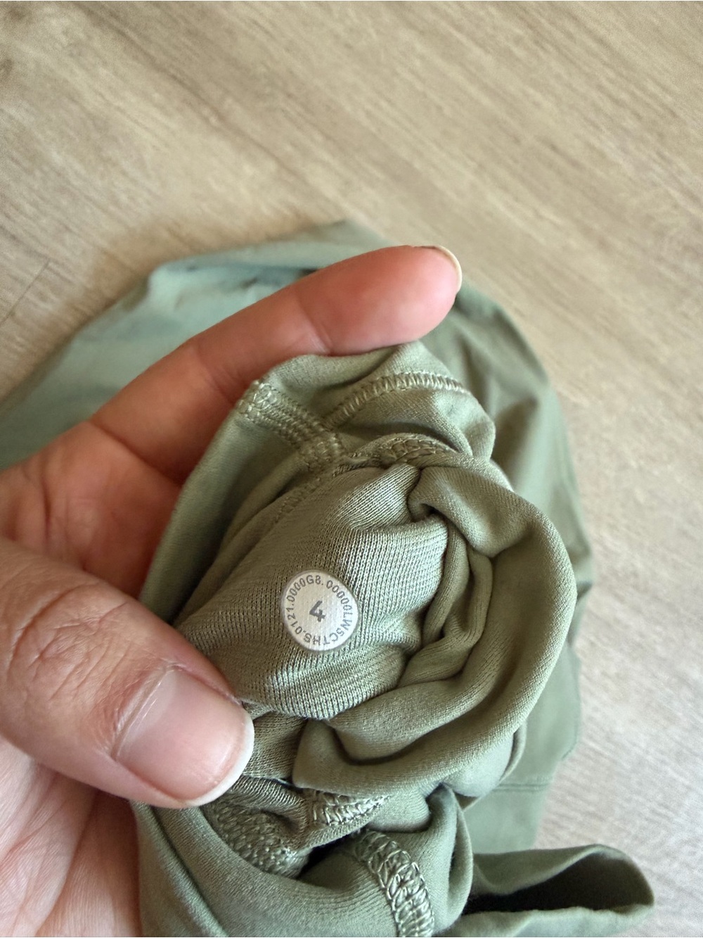 lululemon athletica Align High-Rise 25" Pant - Green Twill SZ 4 - Picture 3 of 6